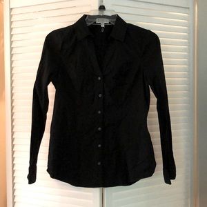 Black “Original Fit” Button Down Shirt